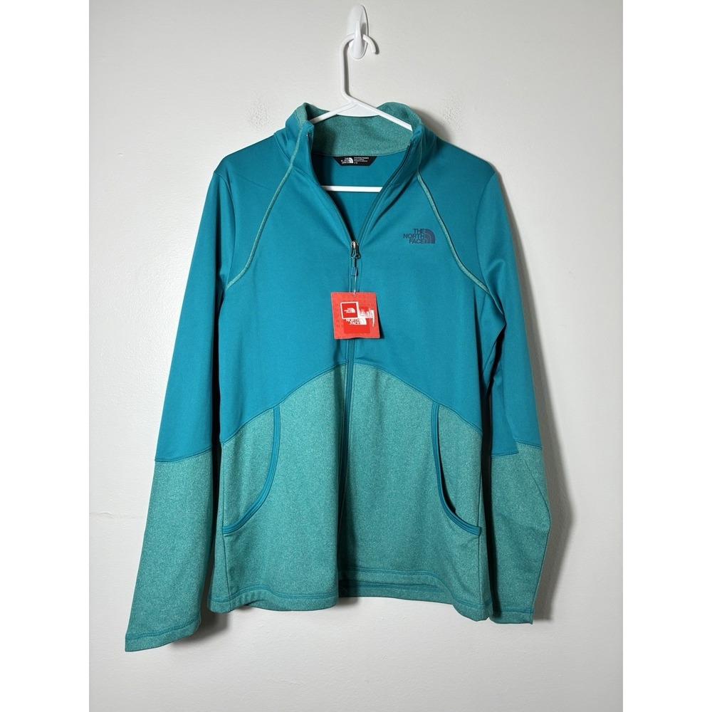 NEW! The North Face Cinder 100 Track Jacket Women's L Blue Outdoor Hiking